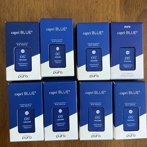 Pura scents capri blue lot of 8